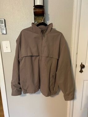 Weatherproof Men's Taupe Windbreaker Jacket
